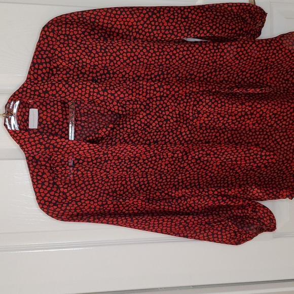 ❤❤❤ Valentine's Heart Romantic Blouse! NWOT Size Small ❤❤❤ - Picture 5 of 16